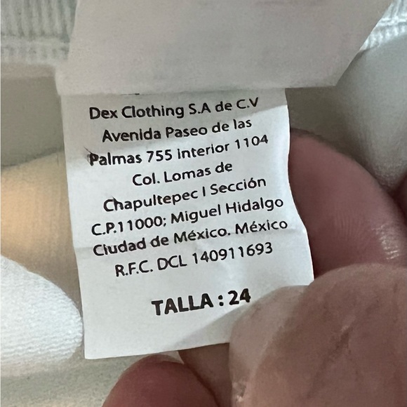 Dex White Shorts Bling on Pocket - Picture 10 of 10